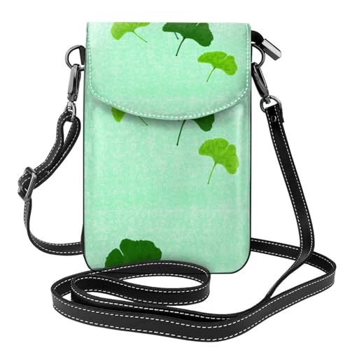 Sac téléphone portable ginkgo aquarelle pour vos sorties et balades urbaines