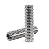 Madenschrauben mit Kegelkuppe Edelstahl M8x80 (10 Stück) DIN 913 V2A Innensechskant - Gewindestift ohne Kopf, rostfrei – Topnorm24 (M8x80 (10 Stück)