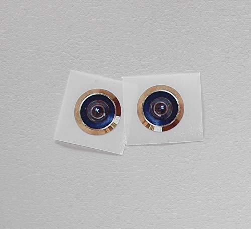 2 Mirillas. Pegatinas simulado una mirilla. Miden 2 cm de diámetro.