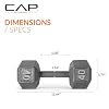 CAP Barbell Cast Iron Hex Dumbbell | Multiple Options
