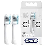 Oral-B Clic Toothbrush Replacement Brush Heads, Deep Clean Extra Soft, White, 2 Count