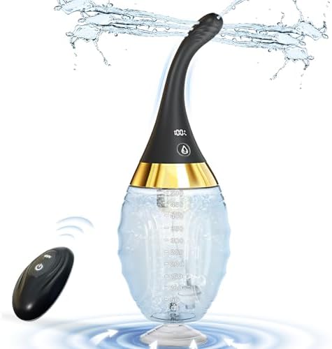 Enema Anal Douche for Men Women - Anti Backflow Enema Bulb for Me...