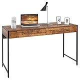 holz schreibtisch ikea 【Einfache Reinigung und Montage】Diesem Bürotisch liegt eine kurze und präzise Anleitung bei, die klare Illustrationen und Anweisungen enthält. Jedes Einzelteil ist nummeriert, damit sie beim Aufbau keine Zeit mit Suchen verschwenden. Außerdem ist die hölzerne Oberfläche wasserbeständig und somit leicht mit einem feuchten Tuch zu reinigen.