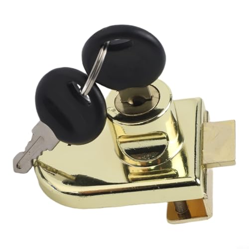 Cerradura de puerta de cristal con llaves y...