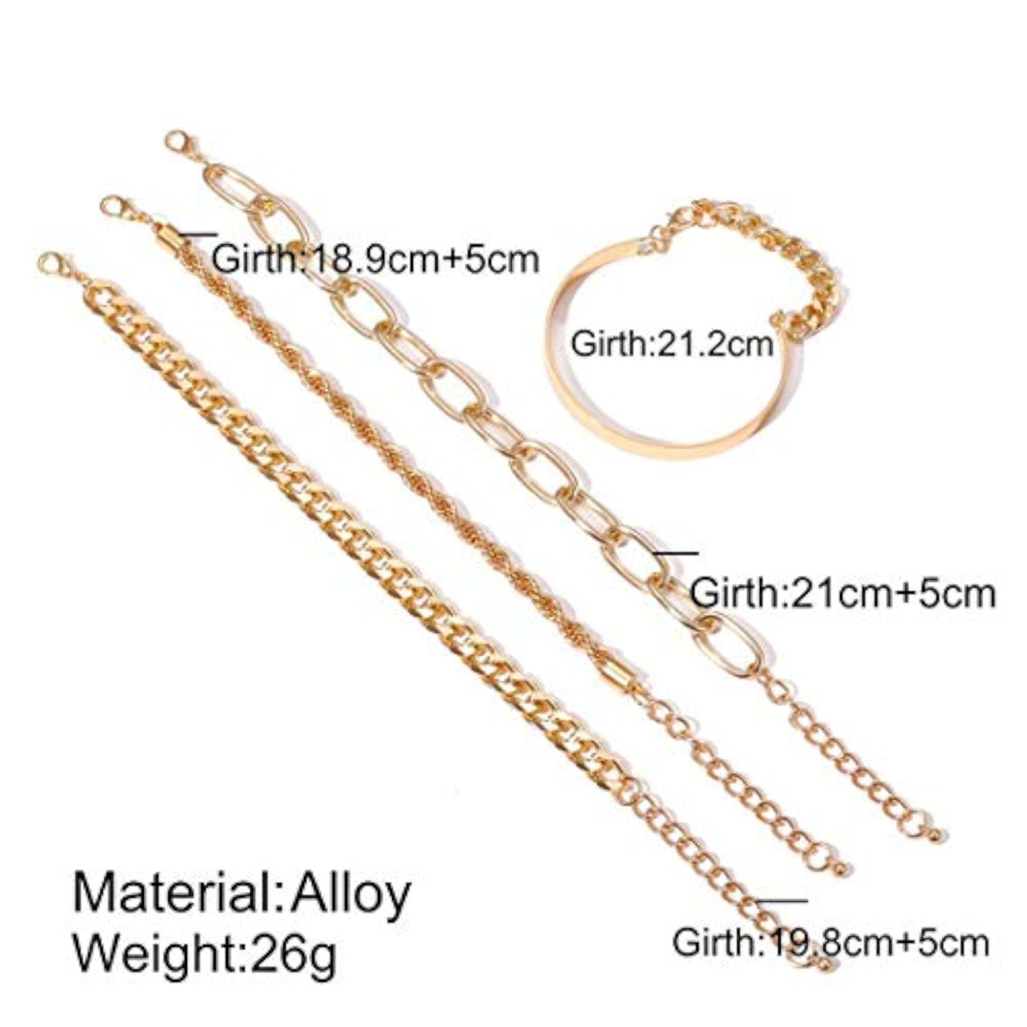 Plated Bracelet Jewelry for Women