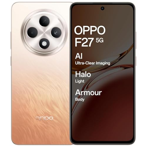 Image of Oppo F27 5G (Amber Orange, 8GB RAM, 256GB Storage) Without Offer