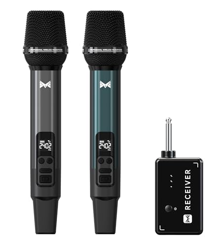 Wireless Microphone, Metal Dynamic Wireless Microphones with One-to-One Chip Connection and...