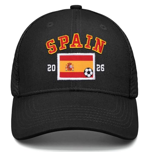 Image of Adjustable State Flag Trucker Hat Mesh Baseball Cap with Embroidered Patch for Men Women