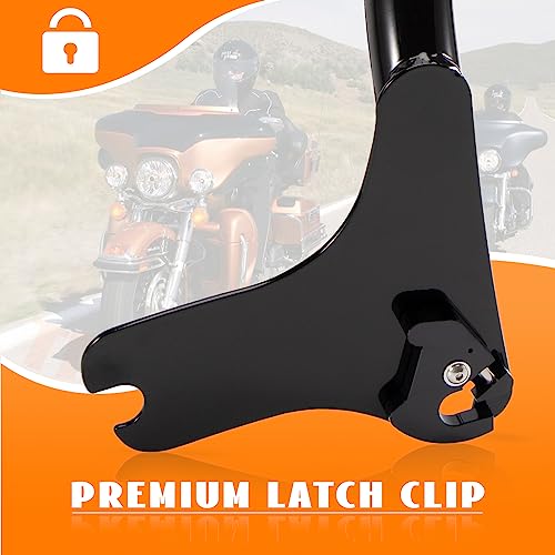 Sissy bar de 63.5 cm pour Harley Davidson Street Glide dossier passager en acier robuste - 3