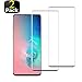 Produktbild Zibnwee Panzerglas kompatibel mit Samsung Galaxy S10 [2 Pack], Displayschutzfolie Schutzfolie [Voller Displayschutz], [inkompatibel mit In-Display Fingerabdrucksensor] für Samsung Galaxy S10
