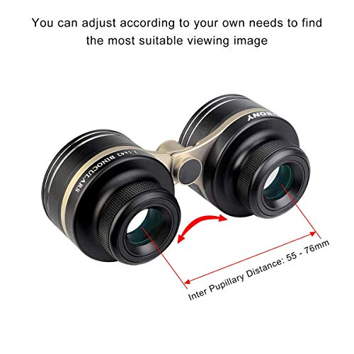 SVBONY SV407 Binocular anchos 2.1x42mm con adaptador trípode miniatura 2