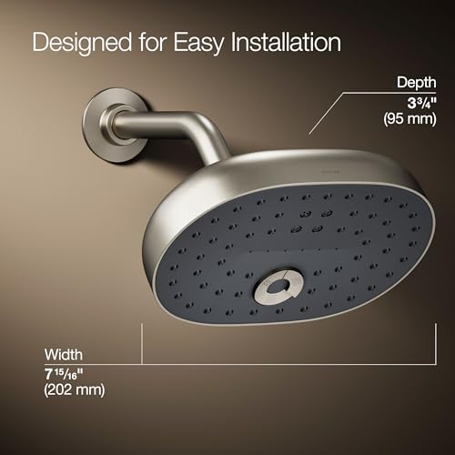 Kohler 26290-BN Statement® Three-function showerhead, 2.5 gpm, Vibrant ...