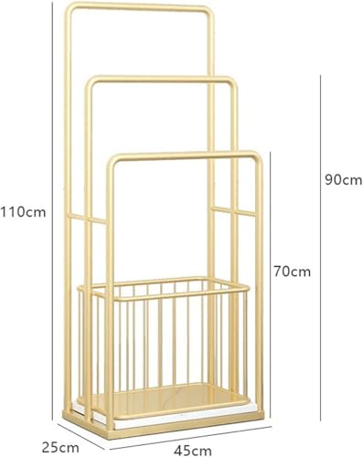 Wolnostojący wieszak na ręczniki stojący stojak na ręczniki i ubrania stylowy design z kutego żelaza idealny do łazienki, hotelu i spa nizacji