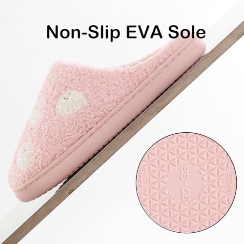Slippers For Women Indoor Women's Men's Ladies Slippers House Bedroom Warm Fuzzy Arch Support Slippers3