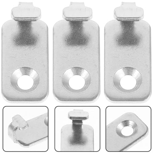 Ganchos de acero inoxidable POPETPOP con pack de 20 colgadores compactos para cuadros 6