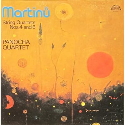 MARTINU, PANOCHA QUARTET string quartets nos. 4 and 6, 1111 2845