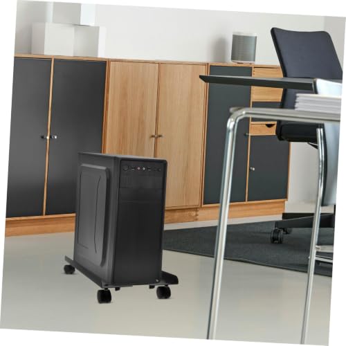 Soporte móvil para torre de computadora jojofuny, con ruedas y diseño elevado de acero laminado en frío, para colocar debajo del escritorio en oficina o hogar miniatura 5