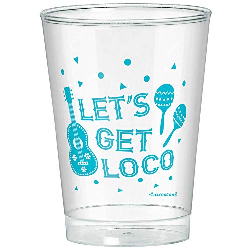 amscan Party Supplies, Fiesta Printed Tumblers, Asst., Party Decors and Ideas, 10 oz., Multicolor, 20ct