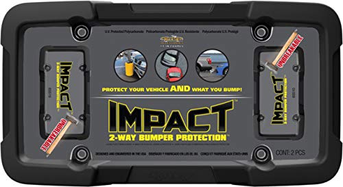 Cruiser Accessories 65510 Impact License Plate Frame/Shield, Black/Clear #TOP23
