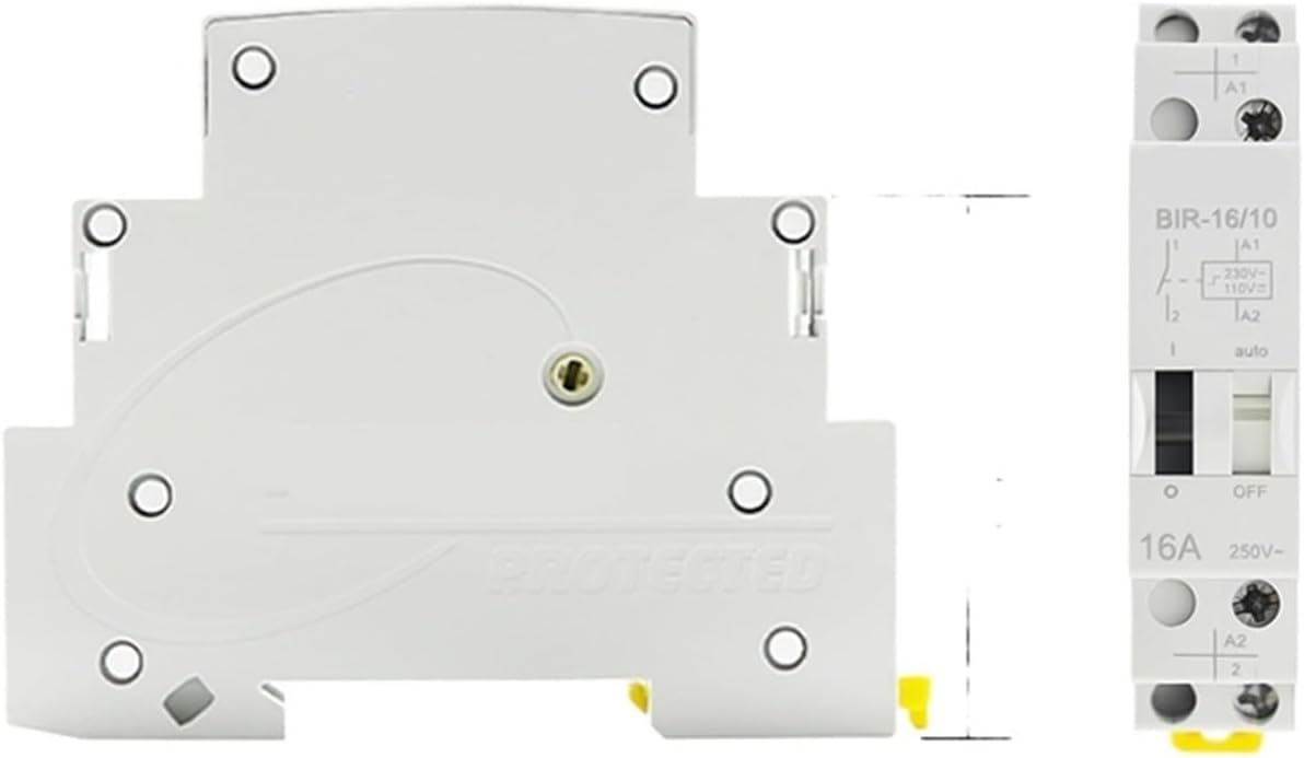 1pcs 16A AC230V DC110V 24V Dual Voltage Impulse Relay Electric Pulse Control Relay Auto Control Relay(AC230V - DC110V)