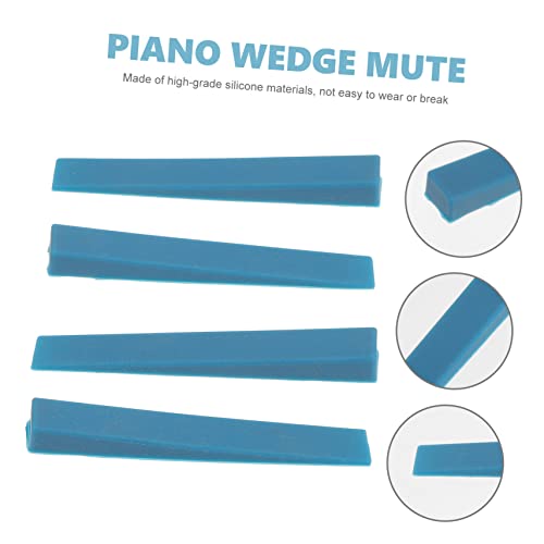 VICASKY 4 Pcs Diapasão De Piano Peças De Afinação De Piano Silenciador De Piano De Silicone Kit Afin