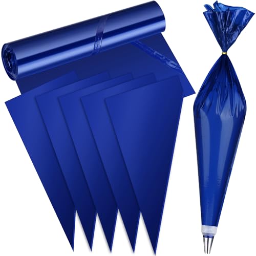 BOUBONI 32 bolsas desechables para pastelería de 21 pulgadas para decorar pasteles, pasteles, galletas, hornear en casa