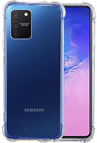 Image of BOXXO Flexible Back Cover for Samsung Galaxy S10 Lite | Back Cover Transparent Clear Shockproof Case Four Corner Protection | Slim Protective Mobile Phone Cover for Samsung Galaxy S10 Lite