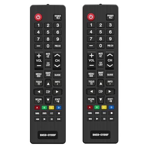 Telecomando Sostitutivo Samsung Smart TV, 2 PCS BN59-01199F per Samsung