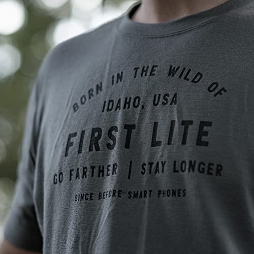 First Lite Men's Aerowool Tech Tee - Durable Merino Wool T-Shirt3