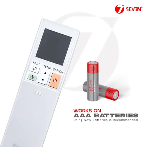 Image of 7SEVEN Compatible with Mitsubishi AC Remote Control Model 304 Suitable for 1 1.5 2 Ton Split and Window Air Conditioner - Match Each Key by Key Exactly with existing Remote Function