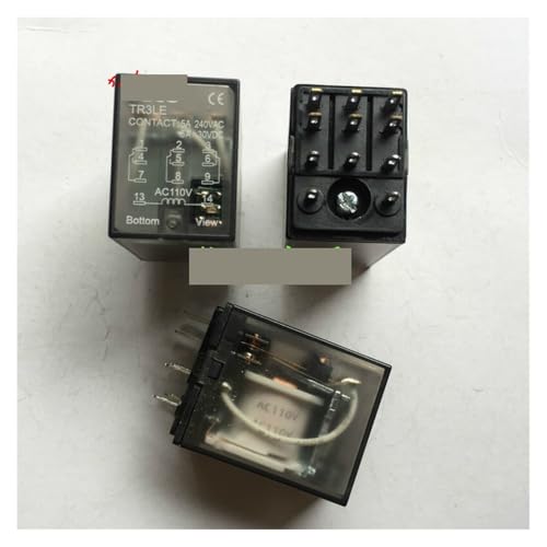Relé intermedio TR3LE 5A AC110V relé de acoplamiento para control eléctrico industrial