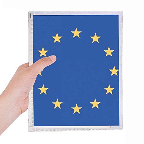 Carnet à spirales rechargeables drapeau européen idéal en réunion
