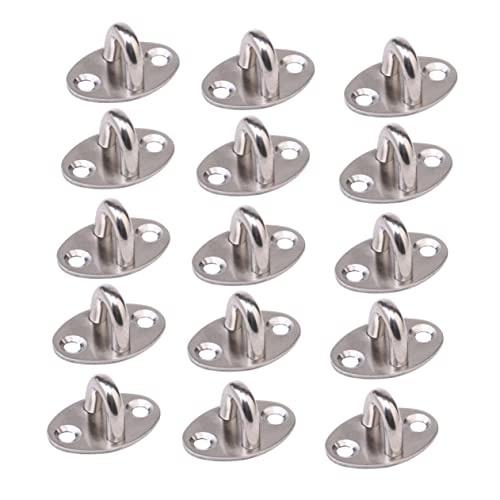 CIYODO 15pcs Load-Bearing Hooks Fixed Ring Storage Hook Wall Mount s Hooks for Dec