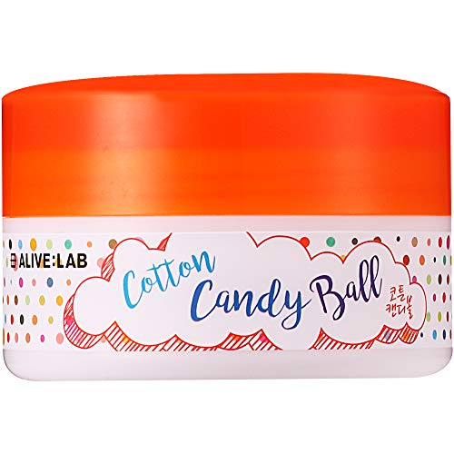 Alivelab cotton candy ball exfoliates surface skin and reduces ac…
