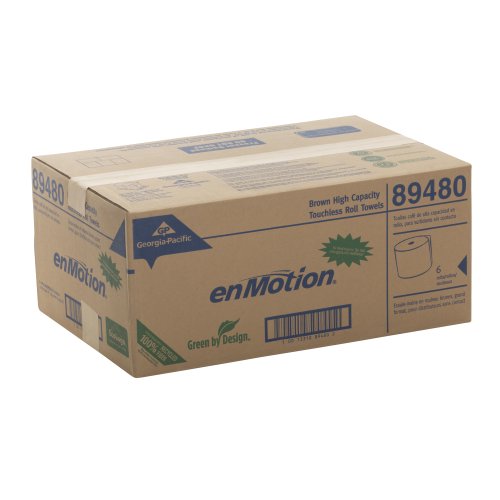 Georgia Pacific Professional 89480 High Capacity Roll Towel, Brown, 10" X 800Ft (Case Of 6 Rolls) #TOP7