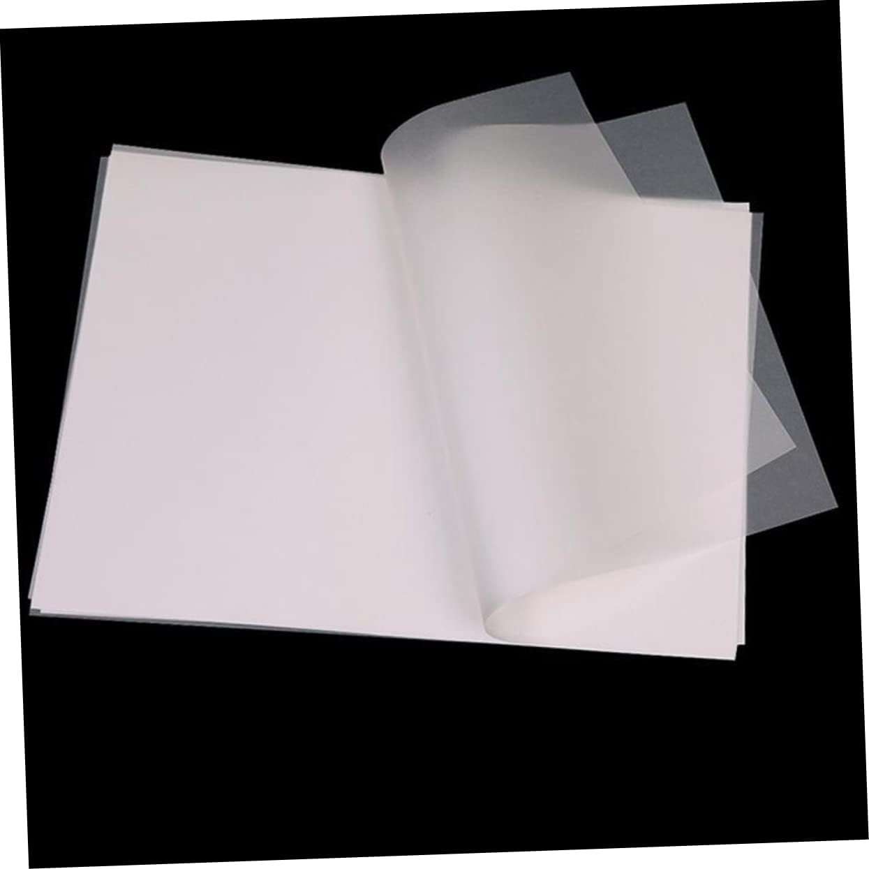 HAPINARY 100pcs Translucent Tracing Paper Thick Drawing Paper for Art Engineering Calligraphy