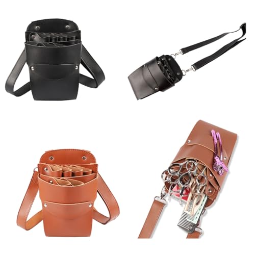 Pochette portable pour ciseaux de coiffure protégeant le matériel du coiffeur
