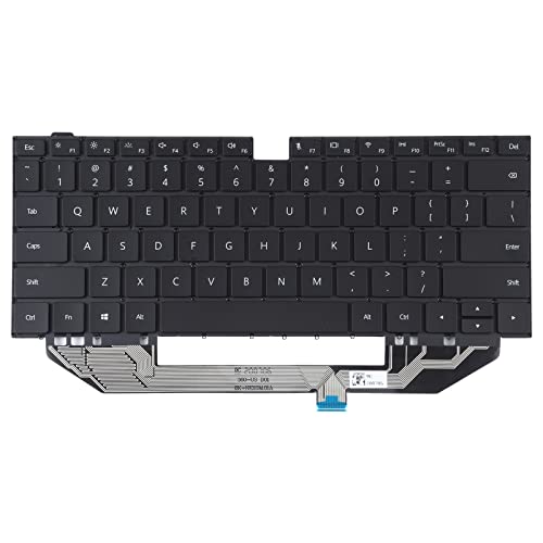 Clavier US pour Huawei MateBook X Pro avec rétroéclairage de remplacement