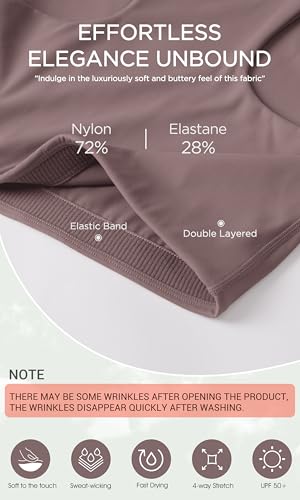 Image of ODODOS Racerback Tank Bra for Women High Neck Non Padded Medium Support Sports Bra Workout Yoga Crop Tops