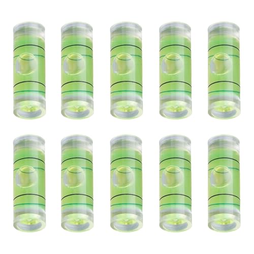 Hegebeck Small Cylindrical Bubble Spirit Level Vials 8×23mm/0.3×0.9 Inch PMMA