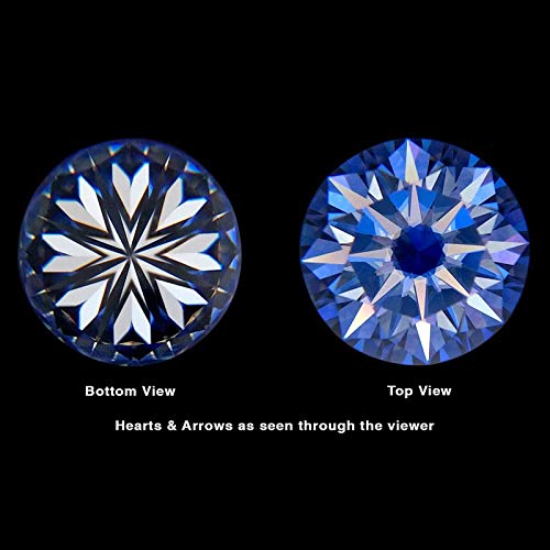 5.0mm 0.5carart Moissanite Forever One White D Color VVS1 Round Cut Moissanite Stone Loose Gemstone With GRA Certificate Excellent Cut - Thumbnail 5