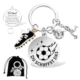 Ouligay Schlüsselanhänger Fußball Geschenke Jungen Football Keyring Keychains Fußball Geschenke für Jungs Schulanfang Jungen Ideen Füllung Schultüte, Geschenk zum Geburtstag, Schulanfang Weihnachten