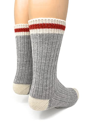 WARRIOR ALPACA SOCKS Red Stripe Throwback Socks For Adults Unisex2