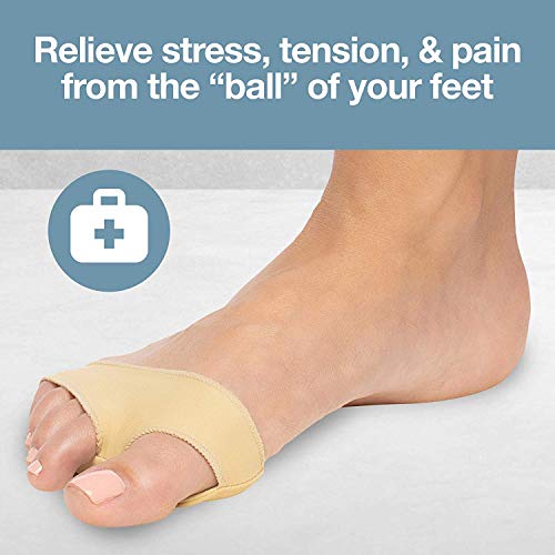 Image of ZenToes Ball of Foot Pads Metatarsal Cushions for Metatarsalgia, Arthritis and Sesamoid Pain Relief 1 Pair (Large, Women 8-10, Men 9-11) (Pack of 2)