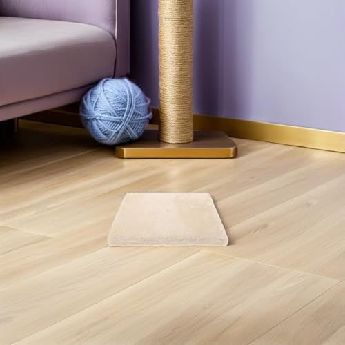 Tapete para rascar gatos Luxshiny base grande de felpa tablero robusto 8