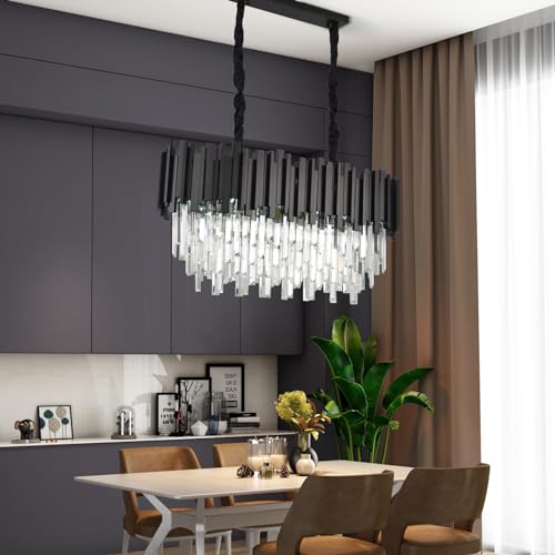 Lampe à pendentif en cristal K9 AHXIAOZN pour éclairage de bar - 3