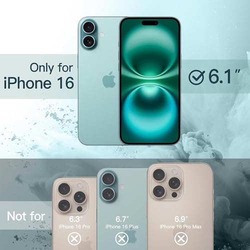 Image of iPhone 16 Silicone Magsafe Case | Shock Proof Design & Camera Protection | Premium Rubberised Apple iPhone 16 Cover (Microfiber Lining) | Magnetic Liquid Silicone - Black
