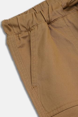 Image of Allen Solly Boys' Cotton Cargo Trousers | Multi-Pocket Design | Regular Fit | Comfort Wear | Casual & Outdoor Style