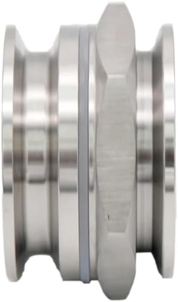 Kettle Retrofit Part Weldless Bulkhead 2inch Tri Clamp 304 Stainless Steel Double TC 48mm Hole Required(Double Side TC)