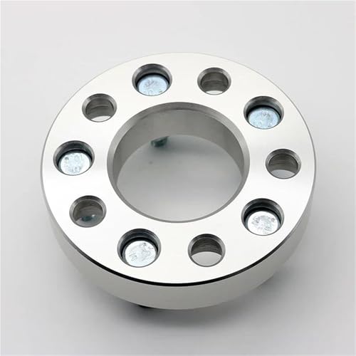 Adaptateur de moyeu de roue en alu forgé élargisseur de voie 50mm argenté pour Suzuki Jimny